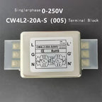New 220V AC Anti-interference Power Supply EMI Filter CW4L2 CW4L2-20A-S CW4L2-6A-S CW4L2-10A-S CNC Purifier for Enhanced Perform
