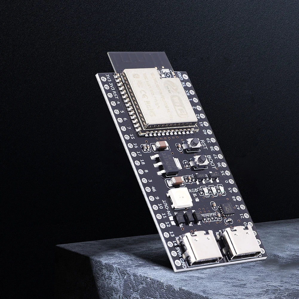ESP32 S3 N16R8 N8R2 Dual Type-C Development Board with Expansion Adapter Kit 2.4G Wifi BT Module ESP32-S3-WROOM1 44Pin Type-C