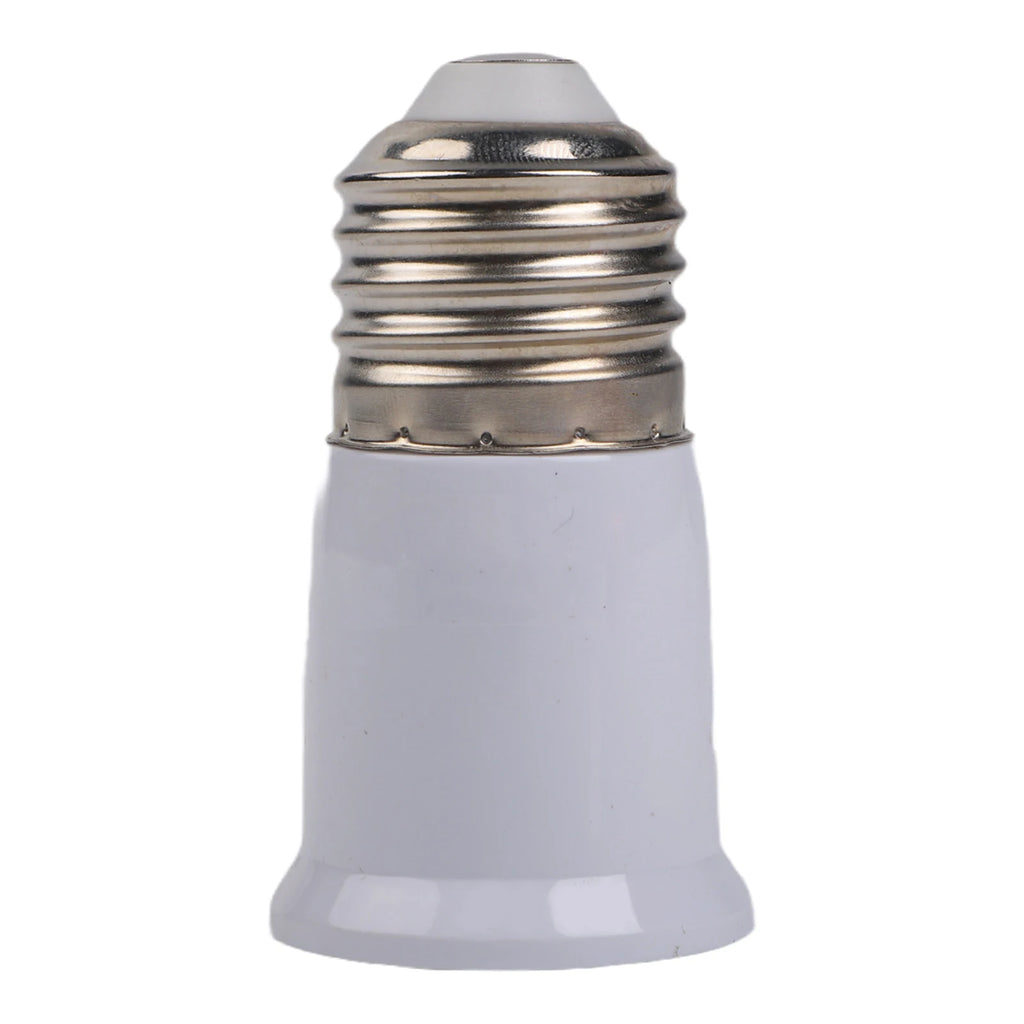 For E27 Extension Adapter Socket for For E27 Screw Base Lighting Devices Including Pendant Lights and Recessed Fixtures