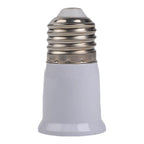 For E27 Extension Adapter Socket for For E27 Screw Base Lighting Devices Including Pendant Lights and Recessed Fixtures
