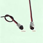 XT90 to GX16 Model Aircraft Connector GX16 2/3 Pin Male To Female Electric Vehicle Power Cord XT90 Battery Charging Output Cable