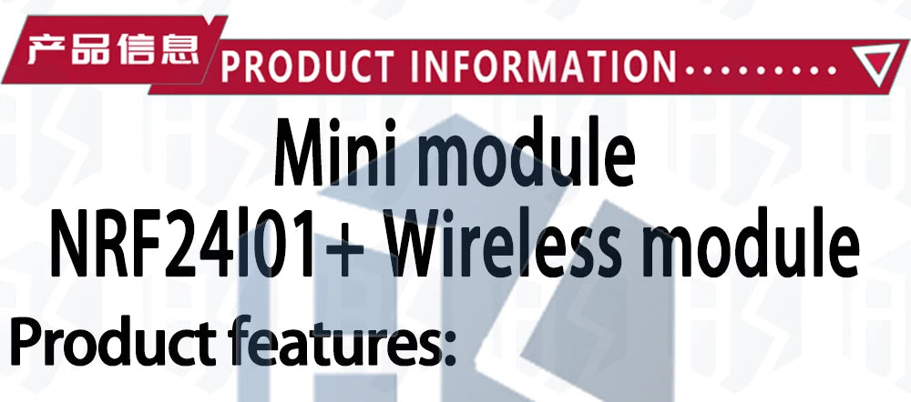 Upgraded NRF24L01+ 2.4GHz Wireless Transceiver Module, Compatible with Arduino for DIY Electronic Projects