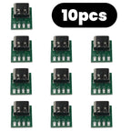 USB 3.1 Type-C 16-Pin Test Breakout Board 2.54mm Pitch for Arduino Raspberry Pi ESP32 Diagnosis Data Cable Prototyping DIY