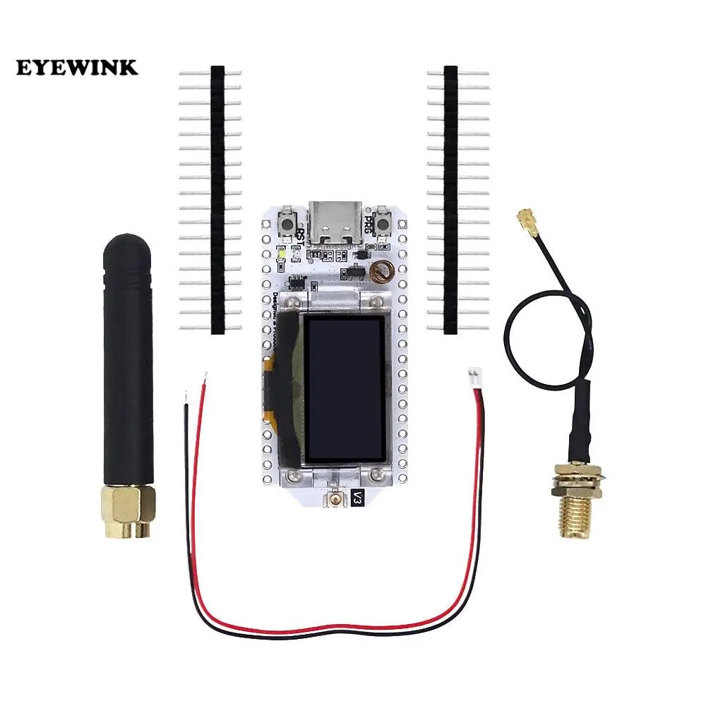 868MHz/915MHz LoRa ESP32 OLED Wifi SX1276 Module IOT Development Board with Antenna For Arduino Electronic Diy Kit PCB
