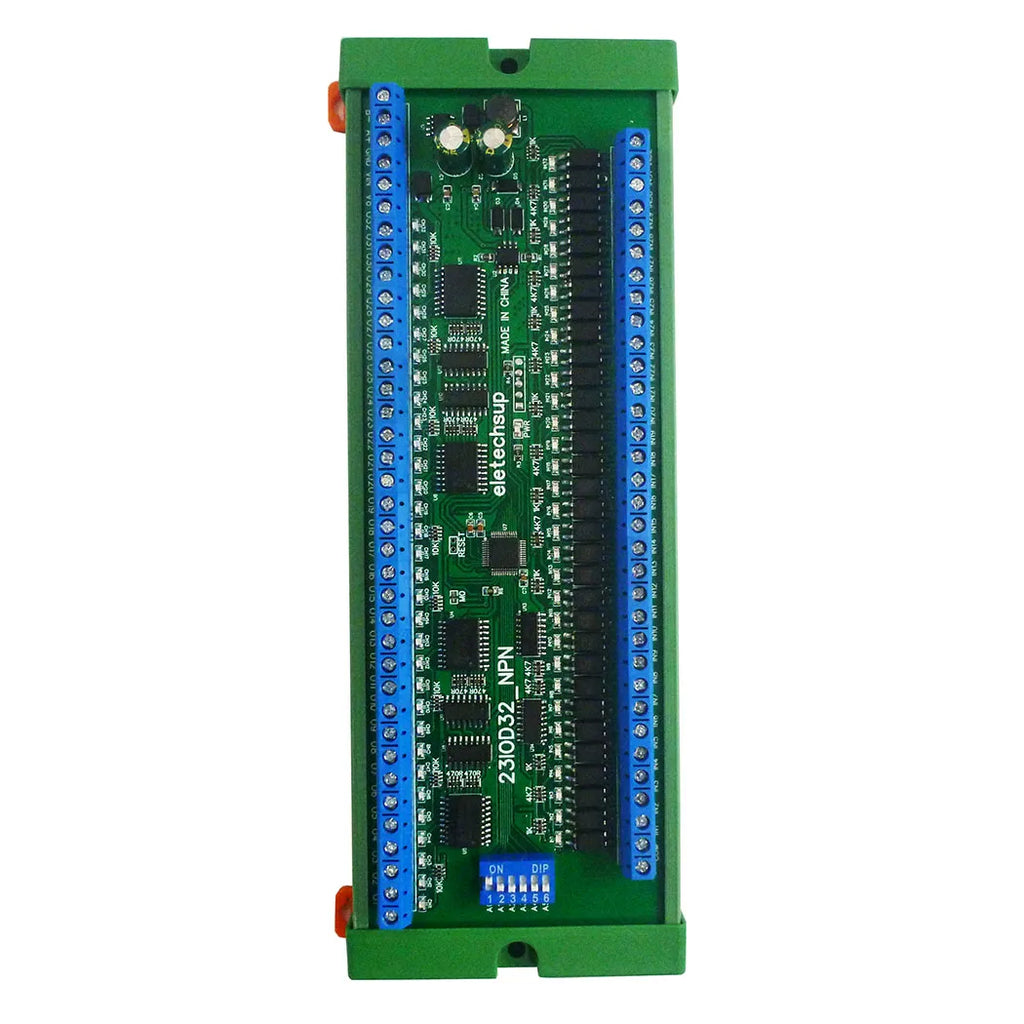 32CH RS485 IO Master-Slave Remote Control Switch Board NPN/PNP Isolation Input 300MA MOS Output Modbus RTU PLC Expansion Module