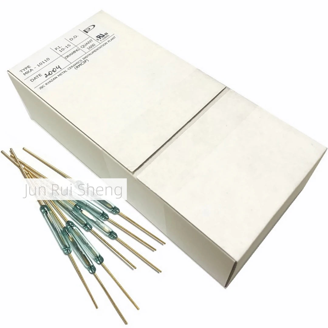 1/10PCS Original MKA10110 Reed Switch MKA-10110 Normally Open NO 1.8*10MM 0.5A 100V Magnetic Contact Switch Induction Sensor