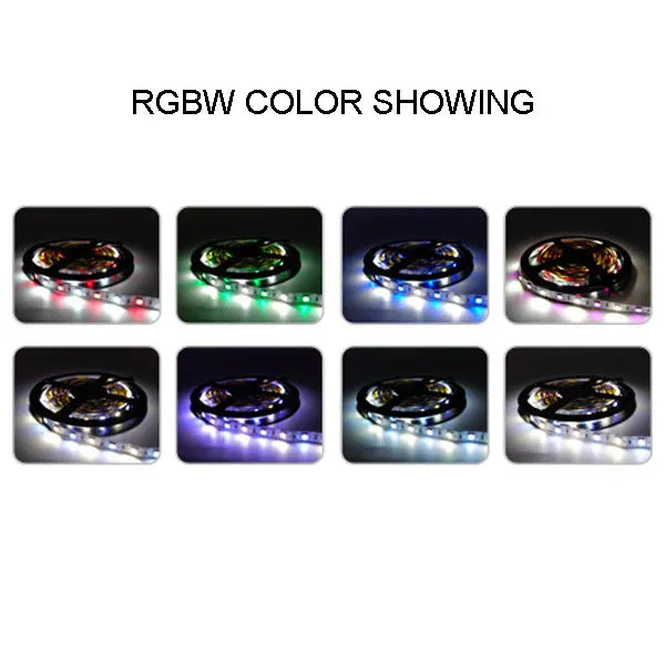 Led Strip Light 2835 5050 None Waterproof Ip65/Ip20 12V 5 Meters Warm White Red Green Blue Rgbw Rgbww Yellow Tape Ribbon Lamp