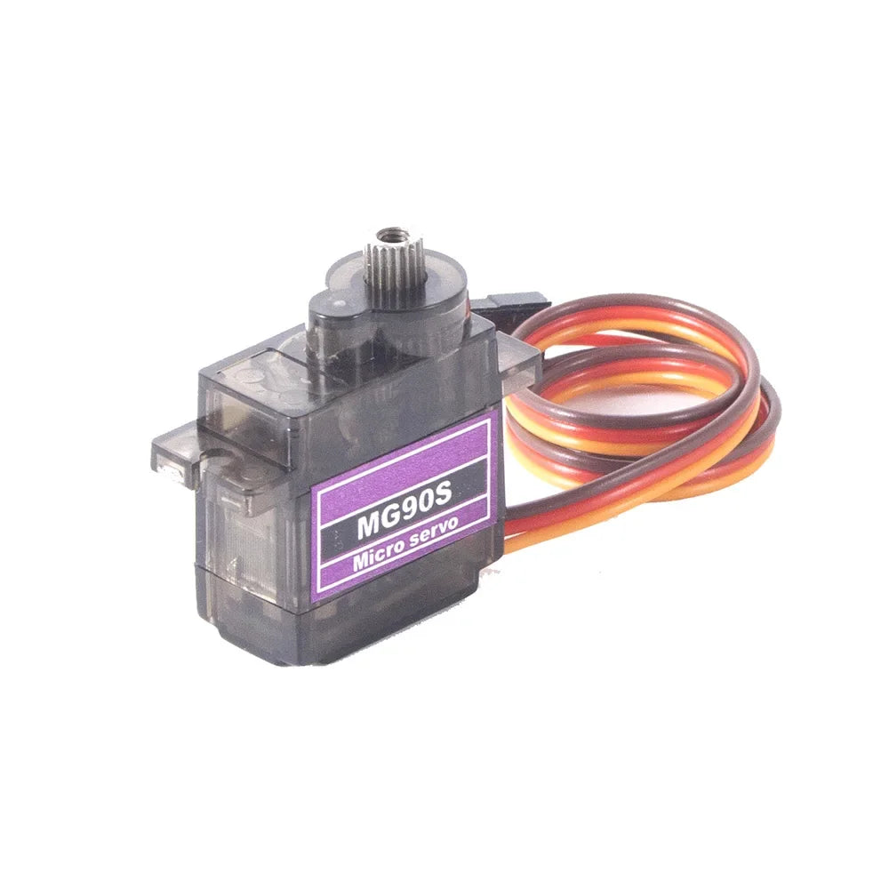 2/4/10/20/50Pcs MG90S Servo All Metal Gear 9g 180 360 SG90 Upgraded Version For Helicopter Plane Boat Car MG90 Trex 450 RC Robot