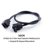 1PCS  Amass XT30 (2+2) Female Connector with Signal Pins, XT30F 4 Pin Plug with Silicone Wire for Robotics, FPV Drone, CAN Bus