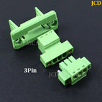 1/3/5 Set WF2EDG Pitch 3.81mm 2P/3P/4P/5P/6P/8P/9P/10P/12P/16P/24P Pluggable Terminal Block Connector 15EDGWC 3.81mm Pitch
