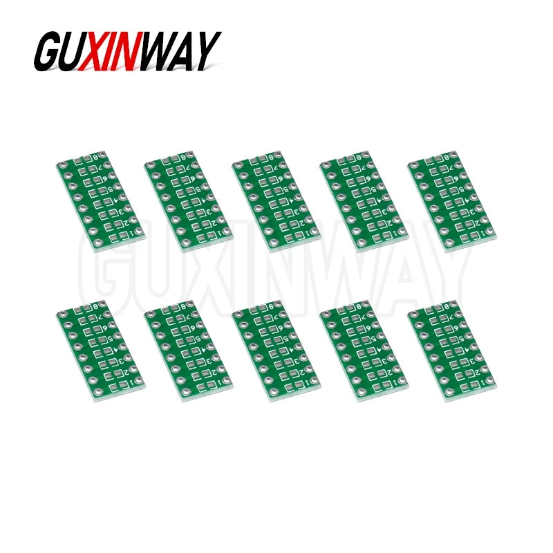 10pcs 0805 0603 0402 SMT turn DIP Capacitor Resistor LED IC adapter Socket PCB