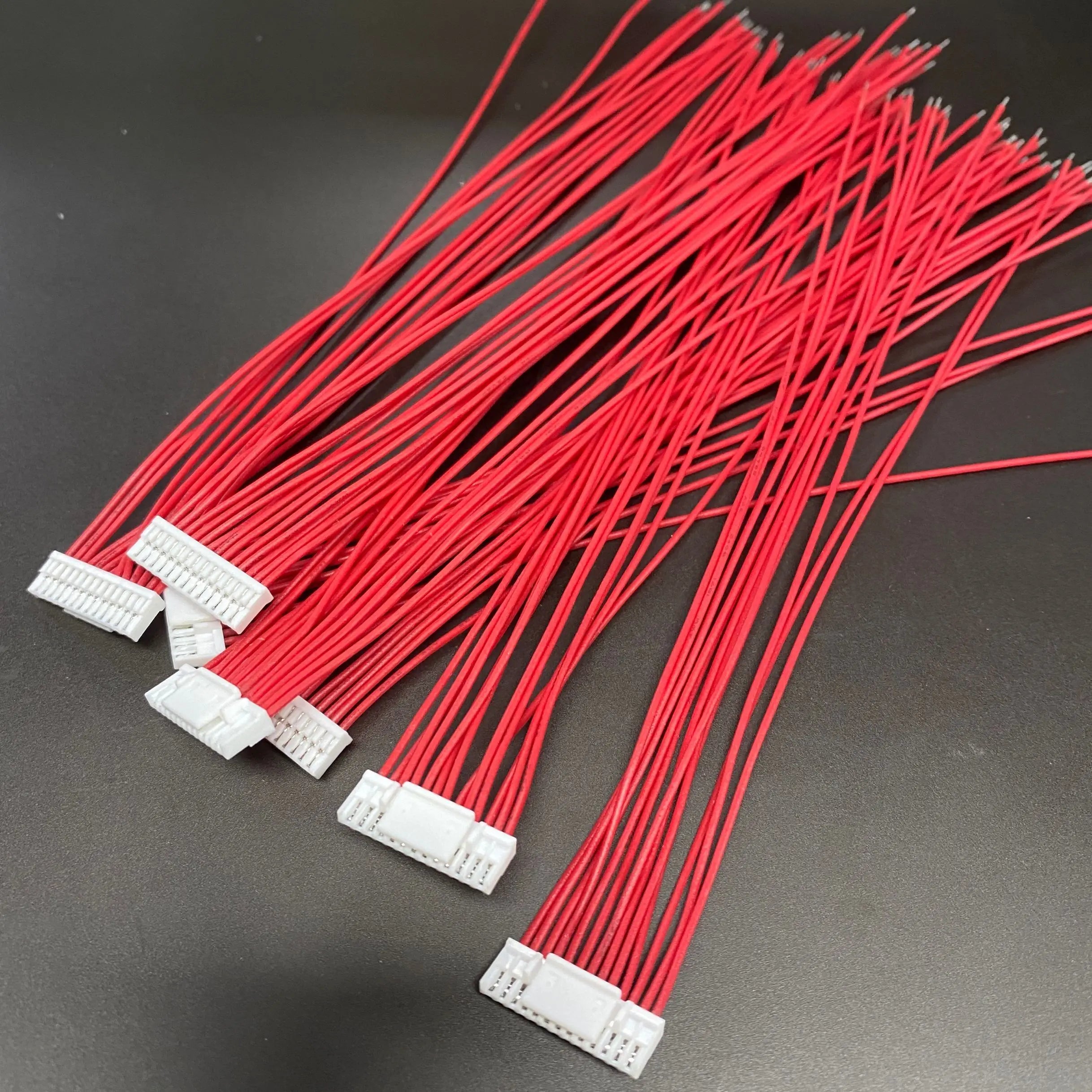 10pcs GH1.25mm GHR-13/14/15/16V-S with Latch Lock Single/Double Side Terminal Crimped Electronic Wire Cable 13P 14P 15P 16P