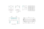 10Sets HY2.0 Connector 2.0mm Vertical / Horizontal SMD Pin Header 2P3P4P5P6P7P8P9P10P12P Plug Male+Female +Terminal  Kit