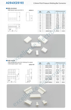 10Sets KF2510 Connector 2.54mm Straight / Curved Pin Header 2/3/4/5/6/7/8/9/10P ( Plug Male + Female + Terminal ) Kit