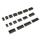 380/410PCS Dupont 2.0 Housing Plastic Shell 2.0mm Pitch Single Double Row Dupont Connector Terminal Set