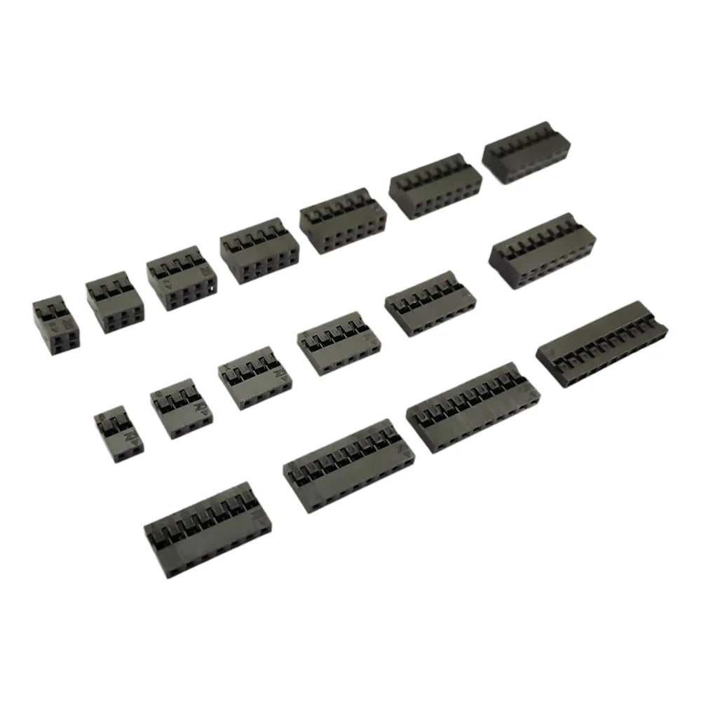 380/410PCS Dupont 2.0 Housing Plastic Shell 2.0mm Pitch Single Double Row Dupont Connector Terminal Set