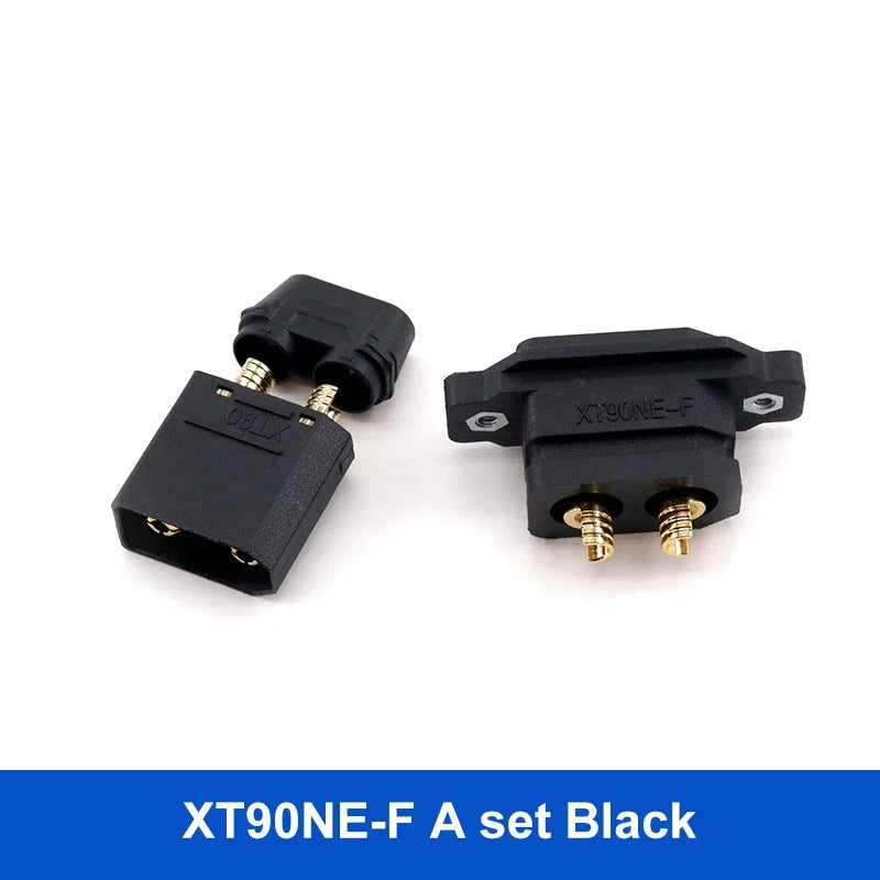 30A XT90NE Lithium Battery Charging Connector Wire Fixed Female Head Welded Type Gold-plating XT90 Terminal Male New Energy Plug