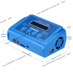 for  HTRC IMAX B6 AC 80W 6A Digital LCD Balance Charger for Lipo LiFe NiMh NiCd RC Drone Car Battery