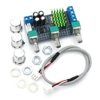 Liludin DC 12V 24V 80W X 2 Dual Channel Digital Audio TPA3116D2 Treble Bass Regulating Preset Pre Amplifier Board Module XH-M567