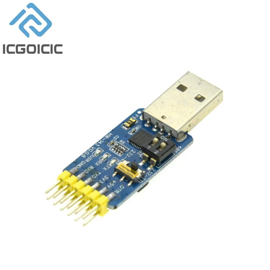 1-10PCS CP2102 USB-UART 6-in-1 Multifunctional(USB-TTL/RS485/232,TTL-RS232/485,232 to 485) Serial Adapter for Arduino