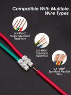 12 Position Barrier Screw Terminal Block 450V/32A PA66 Fire-Retardant Wire Connector 0.5-4mm² for Industrial Electrical Projects
