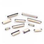 10pcs Fpc Ffc Connector Socket Pitch 0.5mm 1.0mm 4/6/8/10/12/14 16/20/24/30/34/40/50/60 Pin Vertical Type Misalignment Pins Flat