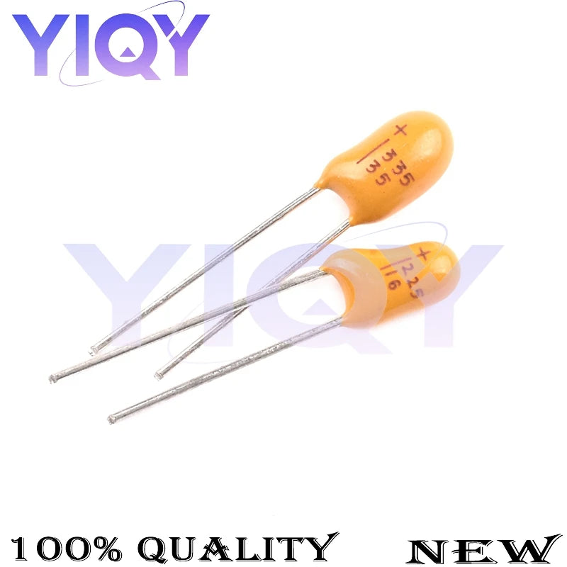 10PCS Tantalum Capacitor DIP 16V 25V 35V 50V 0.47UF 0.1UF 1UF 2.2UF 3.3UF 4.7UF 10UF 22UF 33UF 47UF 100UF 106 475 226 107 336