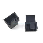 5/10Sets 2540 3+1P KF2510 3P Male Female Connector Housing 4Pin 2.54mm Pitch Black with Metal Terminal Pins