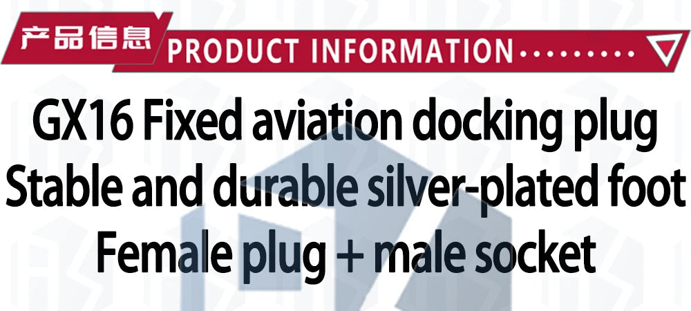 2-7 Pin GX16 Aviation Connector, Metal Male Plug Female Socket Industrial Wiring Terminal Adapter
