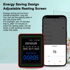 Home Air Quality Monitor Tuya WiFi 15 in 1 TFT Display Portable AQI PM0.3 PM1.0 PM2.5 PM10 CO CO2 TVOC HCHC Tester APP Co 이산화탄소