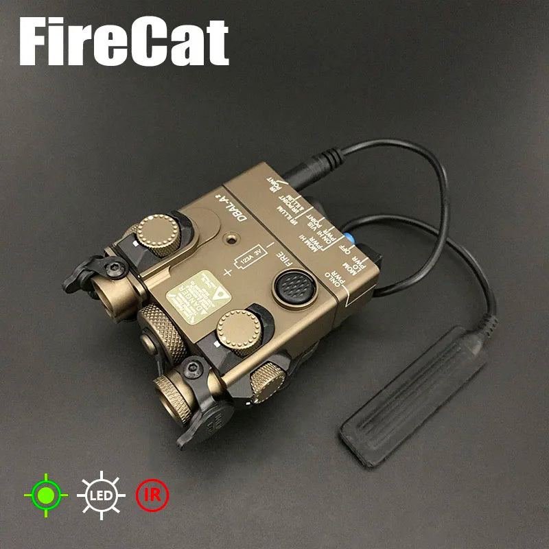 Sotac Full Metal DBAL-A2 Red Green Laser Sight Advance 2 Visible / IR Dual Beam Aiming PEQ-15 Otal Infrared Laser Light Airsoft