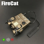 Sotac Full Metal DBAL-A2 Red Green Laser Sight Advance 2 Visible / IR Dual Beam Aiming PEQ-15 Otal Infrared Laser Light Airsoft