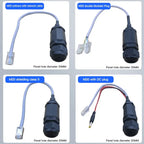 IP68 RJ45 Network Connector with LAN Wire M20 Waterproof Ethernet Retardant Terminal Connectors Quickly RJ45 Panel Plugs with DC
