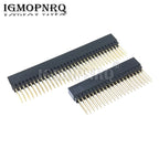1PCS 2.54mm 2x10P/16P/20P/25P/32P/40 Pin Female Stacking Header Connector Dual Row 2x20P PC104 For Raspberry Pi 2 Mode