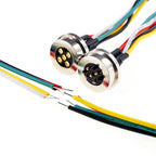 1/3/5 Pair Circular Shape Magnetic Pogo Pin Connector 1 2 3 4 5 Pole Male Female Probe DC Power Charging Round Profile