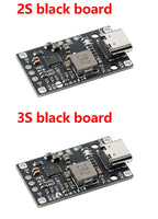 Type‑C USB 2‑3S BMS Lithium Battery Boost Charging Module 15W 8.4V 12.6V 1.5A Fast Charge With Balance And Indicator