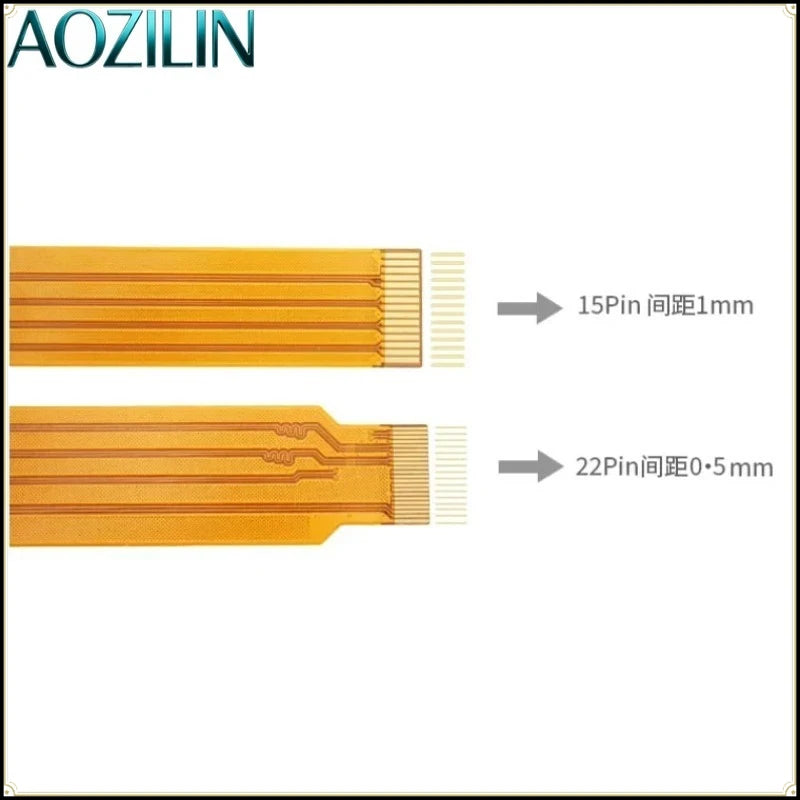 AOZILIN DSI CSI FPC Flexible Ribbon Cable for Raspberry Pi 5,Camera Display Connect Wire Multi‑size Replacement Accessory