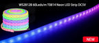 WS2812B WS2811 DC5V Round Reticulate Pattern Neon LED Strip 50Leds/m 360 Degree Smart RGBIC Flexible  Silicone Light Tape IP67