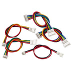 10PCS MX1.25 Extension Line 2P/3P/4P/5P/6P MX 1.25mm Pitch Male To Female extension cord Connector With 20cm Cable 28AWG