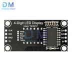 TM1637 LED Display Module For Arduino 0.36 Inch 7 Segment 4 Bits Clock RED Anode Digital Tube Four Serial Driver Board Pack