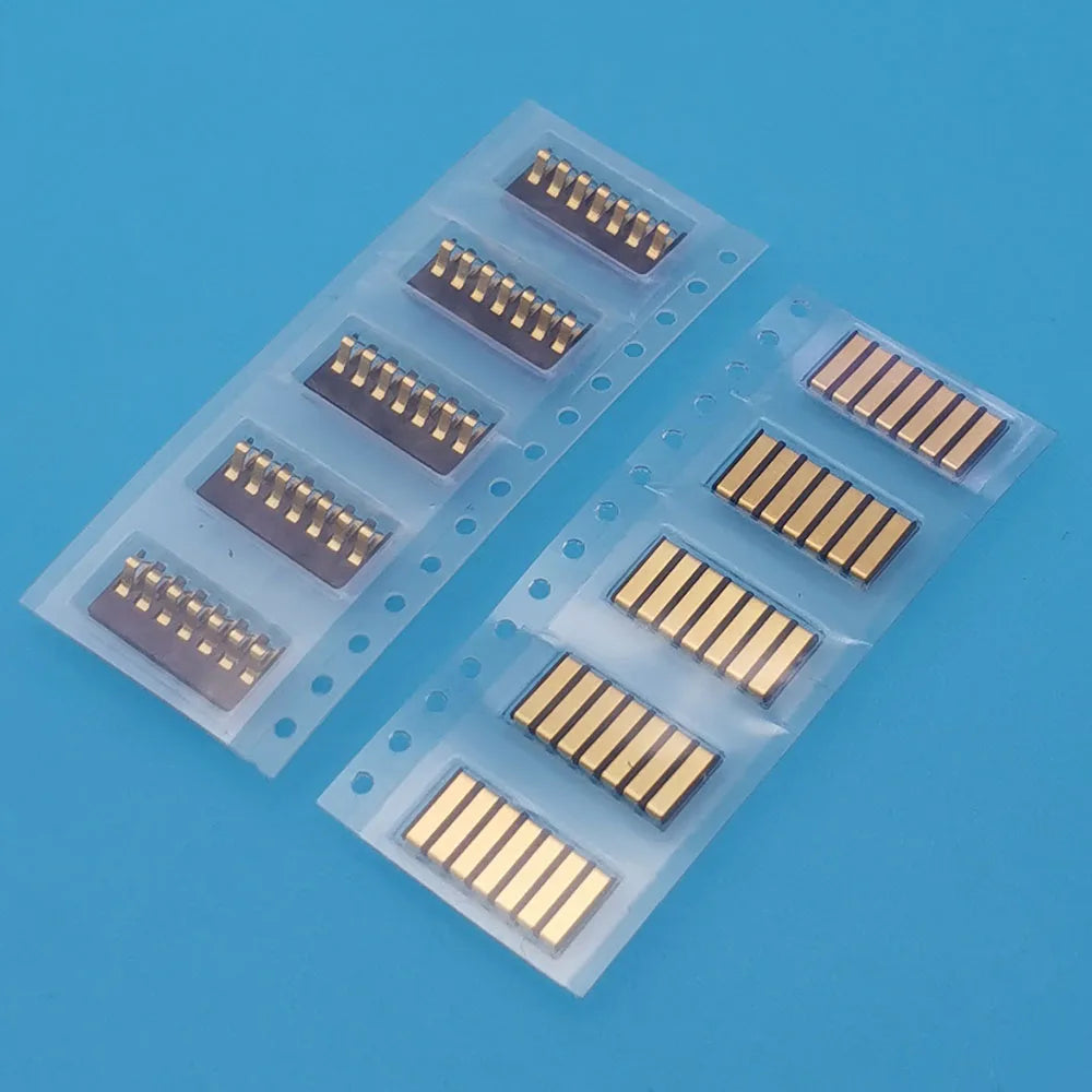 5 Pairs Male Female Battery Holder Contacts 2.0 mm Pitch 2 3 4 5 6 7 8 Pin Connector Battery Power Contact Tab Conductive Tab