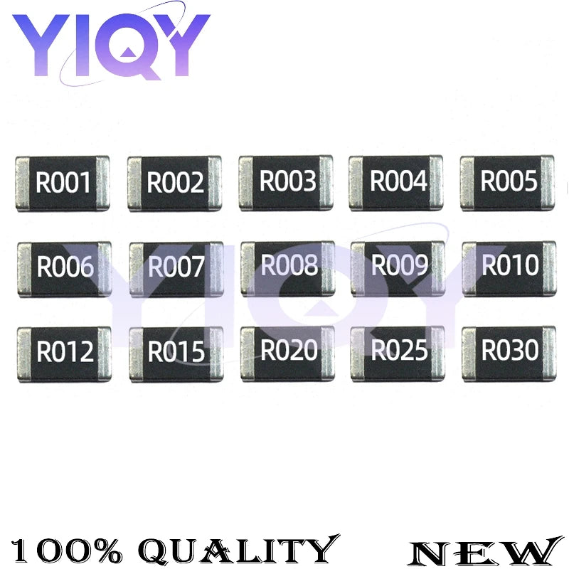 20PCS 2512 1% 2W SMD Alloy Resistor Resistance R001 R002 R005 R008 R010 R040 R050 R060 R070 R100 R120 R150 R200 R250 R300 R500