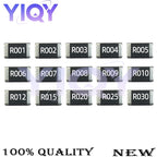 20PCS 2512 1% 2W SMD Alloy Resistor Resistance R001 R002 R005 R008 R010 R040 R050 R060 R070 R100 R120 R150 R200 R250 R300 R500