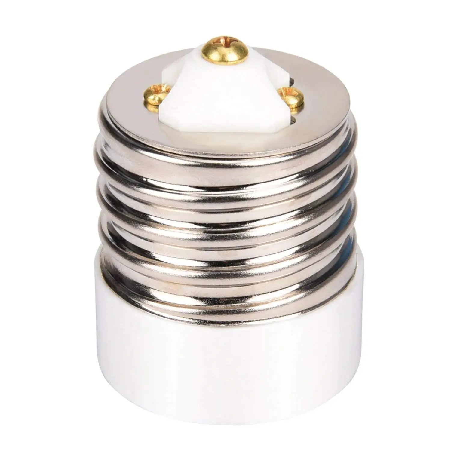 2PCS E40 To E27 Light Socket Adapter ExtenderLED PBT Porcelain Ceramic Mogul Highbay Base To Medium Screw Lampholder Converter