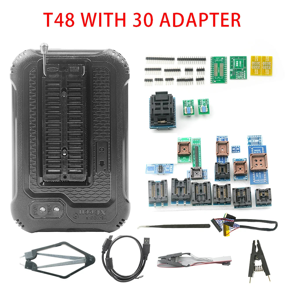 XGecu T48 (TL866-3G) Programmer Support 31000 ICs for SPI/Nor/NAND Flash BIOS MCU EEPROM AVR PIC+39 Part Replace TL866II/TL866CS
