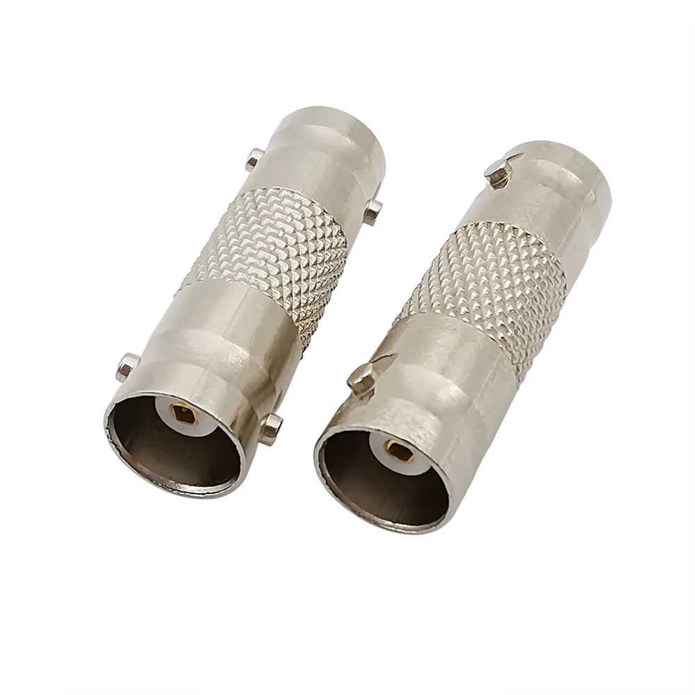 BNC Female Connector Solderless BNC Female to BNC Jack Extension Cable Coupler for CCTV Camera Security Surveillance System