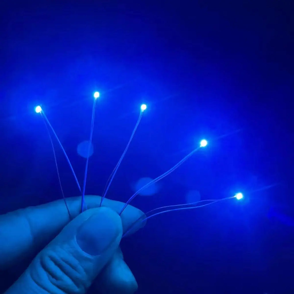 220pcs Pre-wired 0402 0603/0805/1206 SMD LED 9 Colors 3V LED 30cm Wires Hobby Model Kit Car Railway Railroad Starship Lighting