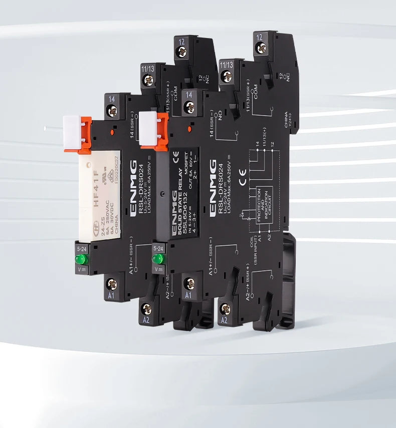 ENMG Ultra Slim Relay 5V 12V 24V 6.25mm HF41F-24-ZS DC AC Solid State Module 24V 6A NPN PNP Slim Chip Terminal High  Performance