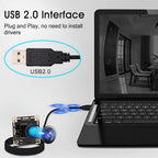 ELP Global Shutter USB Camera 720P 60fps Aptina AR0144 100° Wide Angle Lens UVC Webcam for Linux Windows Android
