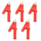 5Pcs 30A Alligator Clip Battery Test Clip Multimeter Pen Cable Probes Crocodile Clamps with 4mm Jack
